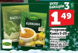 Topaz Przyprawa bazylia/kurkuma Kamis 5-20g oferta