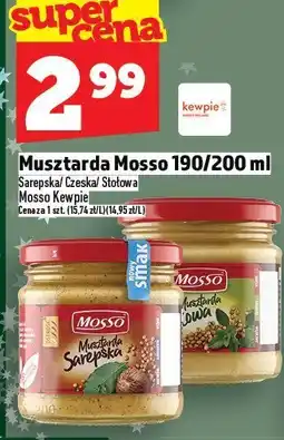 Topaz Musztarda Mosso 190/200ml Mosso Kewpie oferta