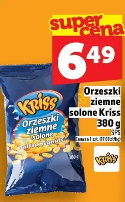 Topaz Orzeszki ziemne solone Kriss 380g oferta