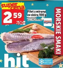 Topaz Filet z miruny ze skórą 100 g Abramczyk oferta