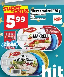 Topaz Filety z makreli 170 g Graal oferta