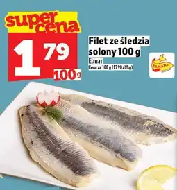 Topaz Filet ze śledzia solony 100 g Elmar oferta