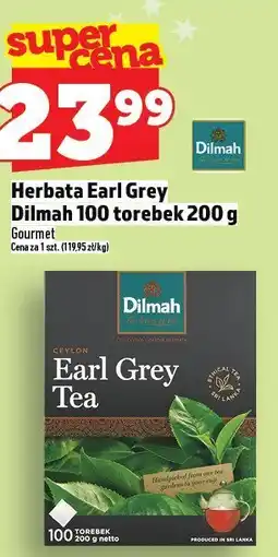 Topaz Herbata Earl Grey Dilmah 100 saszetek 200 g oferta
