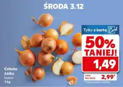 Kaufland Cebula żółta luzem 1 kg oferta