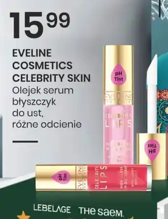 EVELINE COSMETICS CELEBRITY SKIN Olejek serum błyszczyk do ust