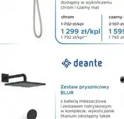 Blu Zestaw prysznicowy IO Vina oferta
