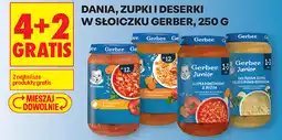 Biedronka Dania, zupki, deserki w słoiczku Gerber oferta