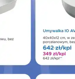 Blu Umywalka IO AVERNO SLIM ROUND oferta
