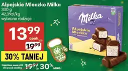 Delikatesy Centrum Alpejskie Mleczko Milka oferta