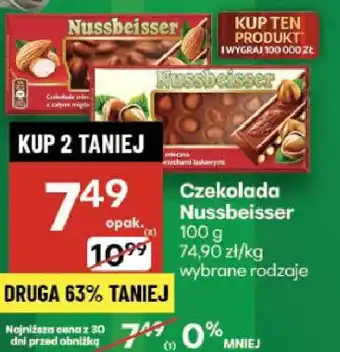 Delikatesy Centrum Czekolada Nussbeisser oferta