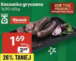 Delikatesy Centrum Kaszanka gryczana Olewnik oferta