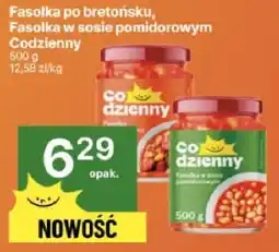 Delikatesy Centrum Fasolka po bretońsku, Fasolka w sosie pomidorowym Codzienny 900g oferta