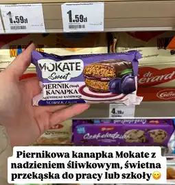 Intermarche Piernikowa kanapka z nadzieniem śliwkowym Mokate oferta