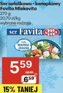 Delikatesy Centrum Ser sałatkowo-kanapkowy Favita Mlekovita oferta