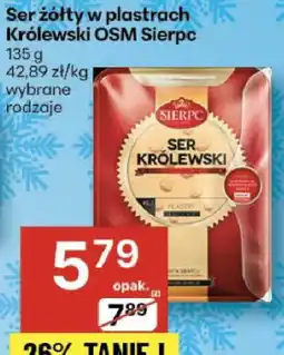 Delikatesy Centrum Ser żółty w plastrach Królewski OSM Sierpc oferta