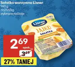 Delikatesy Centrum Sałatka warzywna Lisner wybrane rodzaje oferta