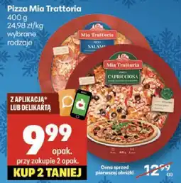Delikatesy Centrum Pizza Mia Trattoria wybrane rodzaje oferta