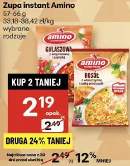 Delikatesy Centrum Zupa instant Amino wybrane rodzaje oferta