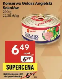 Delikatesy Centrum Konserwa Gulasz Angielski Sokołów oferta