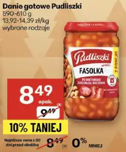 Delikatesy Centrum Danie gotowe Pudliszki wybrane rodzaje oferta