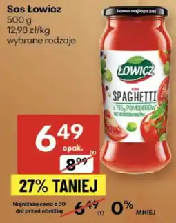 Delikatesy Centrum Sos Łowicz wybrane rodzaje oferta