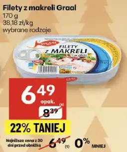 Delikatesy Centrum Filety z makreli Graal wybrane rodzaje oferta