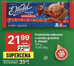 Delikatesy Centrum Czekolada mleczna o smaku grzańca E. Wedel oferta