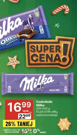 Delikatesy Centrum Czekolada Milka Alpine Milk oferta