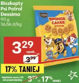 Delikatesy Centrum Biszkopty Psi Patrol Dessimo 90g oferta