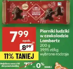 Delikatesy Centrum Pierniki ludziki w czekoladzie Lambertz 200g oferta