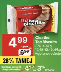 Delikatesy Centrum Ciastka Tea Biscuits 370-400g oferta