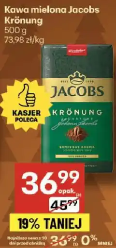 Delikatesy Centrum Kawa mielona Jacobs Krönung 500g oferta