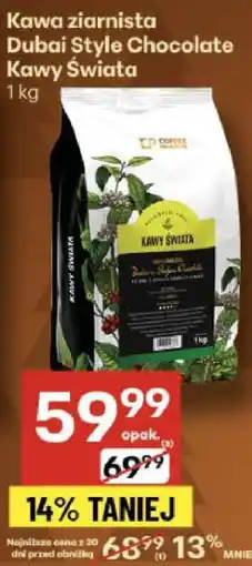 Delikatesy Centrum Kawa ziarnista Dubai Style Chocolate Kawy Świata 1kg oferta