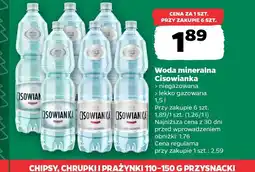 Netto Woda mineralna Cisowianka oferta