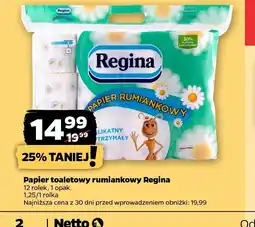Netto Papier toaletowy rumiankowy Regina oferta