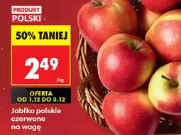 Biedronka Jabłko polskie czerwone na wagę oferta