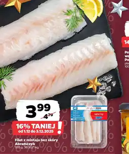 Netto Filet z mintaja bez skóry oferta