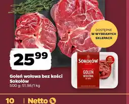 Netto Goleń wołowa bez kości Sokołów oferta