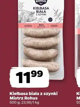 Netto Kiełbasa biała z szynki Mistrz Rohus oferta