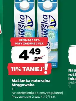 Netto Maślanka naturalna Mrągowska oferta