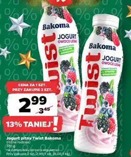 Netto Jogurt pitny Twist Bakoma oferta