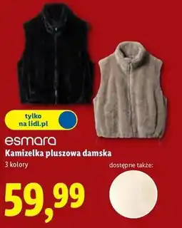 Lidl Kamizelka pluszowa damska oferta