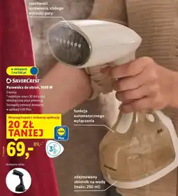 Lidl Parownica do ubrań, 1400 W oferta