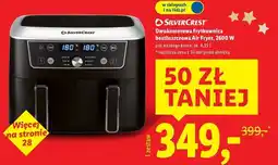 Lidl Dwukomorowa frytkownica beztłuszczowa Air Fryer, 2600 W oferta