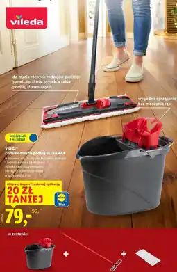 Lidl Vileda, zestaw do mycia podłóg ULTRAMAX oferta