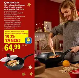 Lidl Wok z odlewu aluminiowego, 32 cm lub patelnia do serwowania, 28 cm oferta