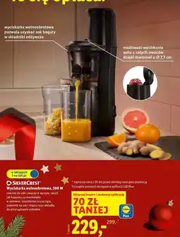 Lidl Wyciskarka wolnoobrotowa, 300 W oferta