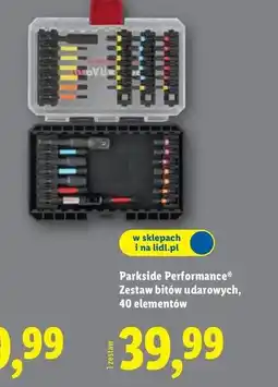 Lidl Zestaw bitów udarowych, 40 elementów oferta