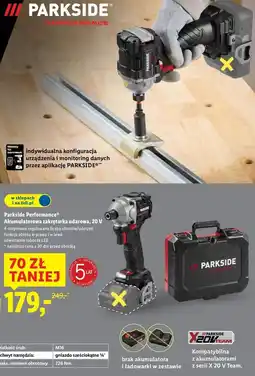 Lidl Akumulatorowa zakrętarka udarowa, 20 V oferta