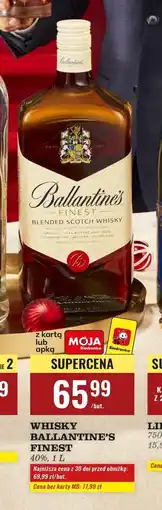 Biedronka Whisky Ballantine's Finest oferta